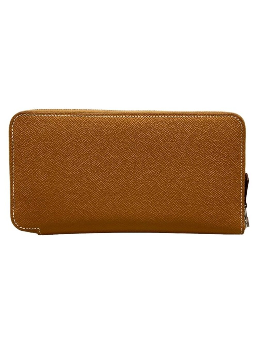 Hermes Wallet Azap Long Silk'in Gold Zip Around